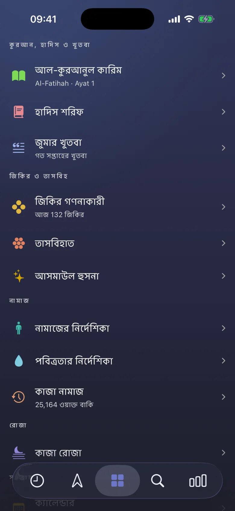সব এক জায়গায়।