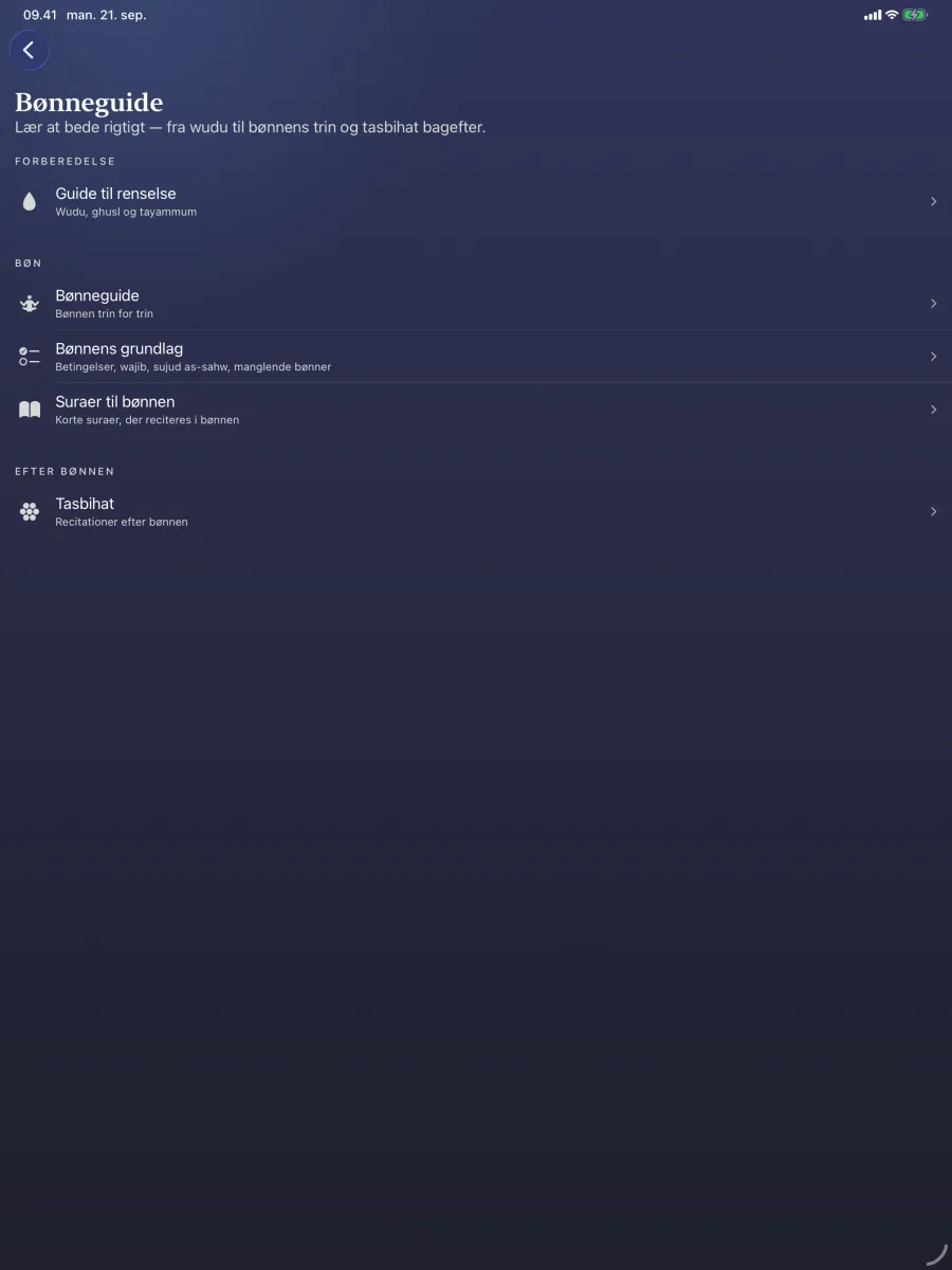 iPad · Bønneguide