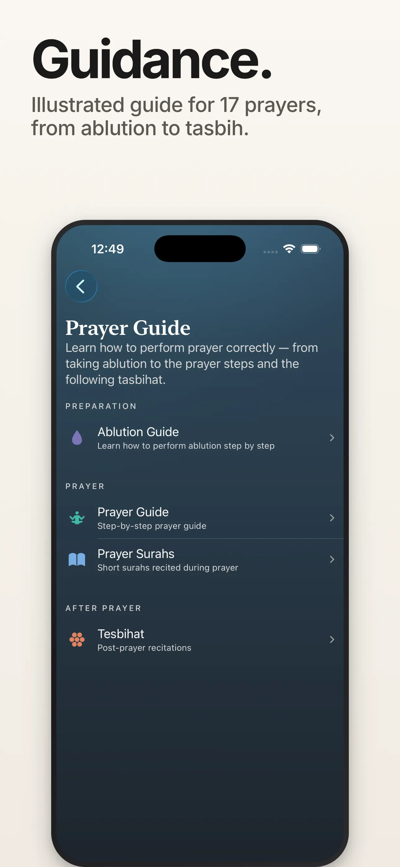Seventeen prayers, illustrated.