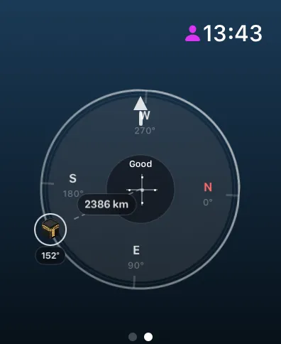 Apple Watch · Qibla Compass