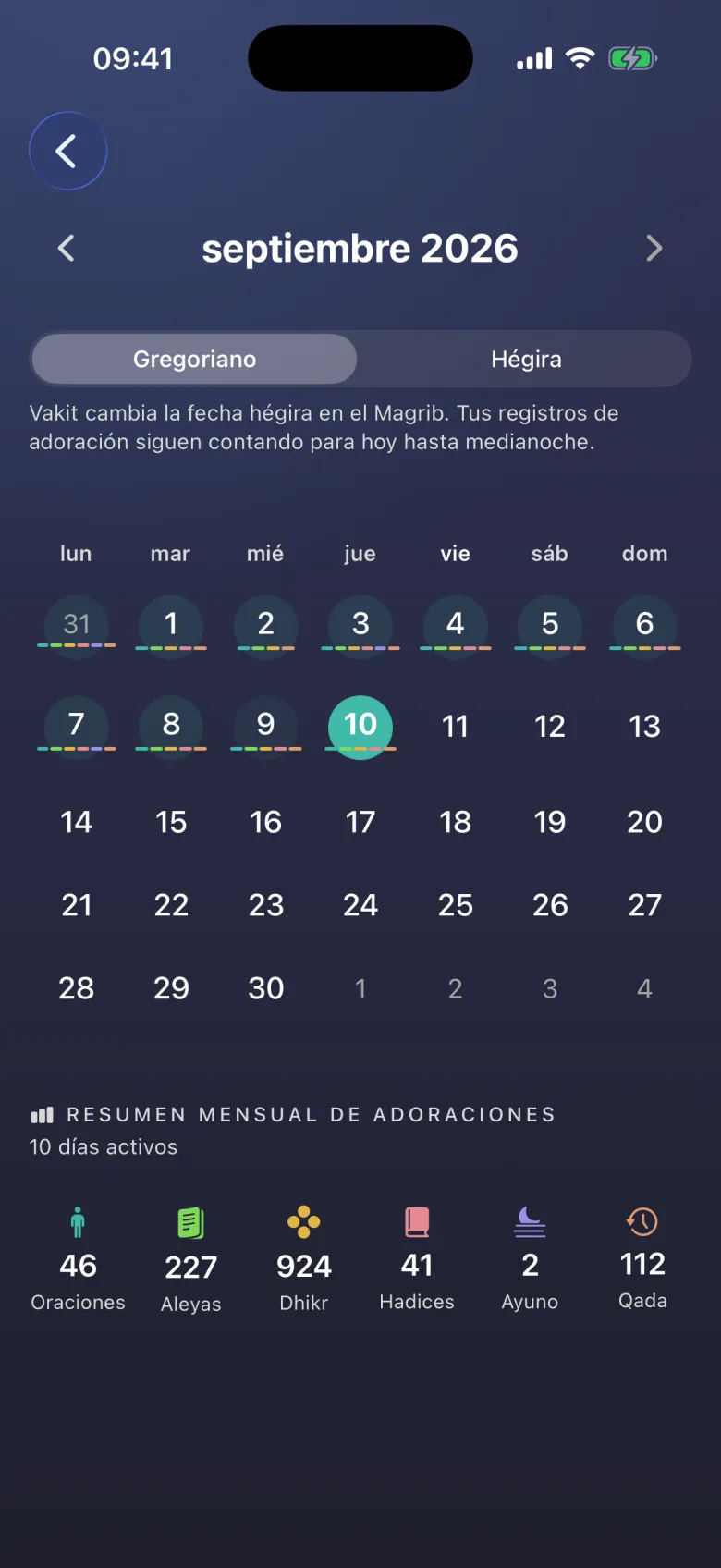 Un calendario que recuerda.