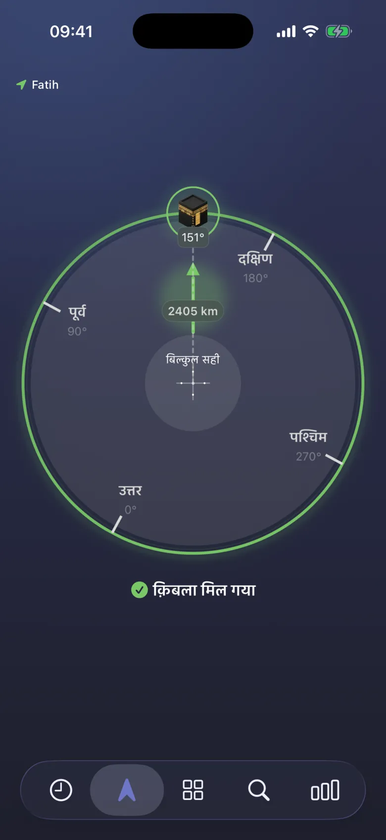सही दिशा।