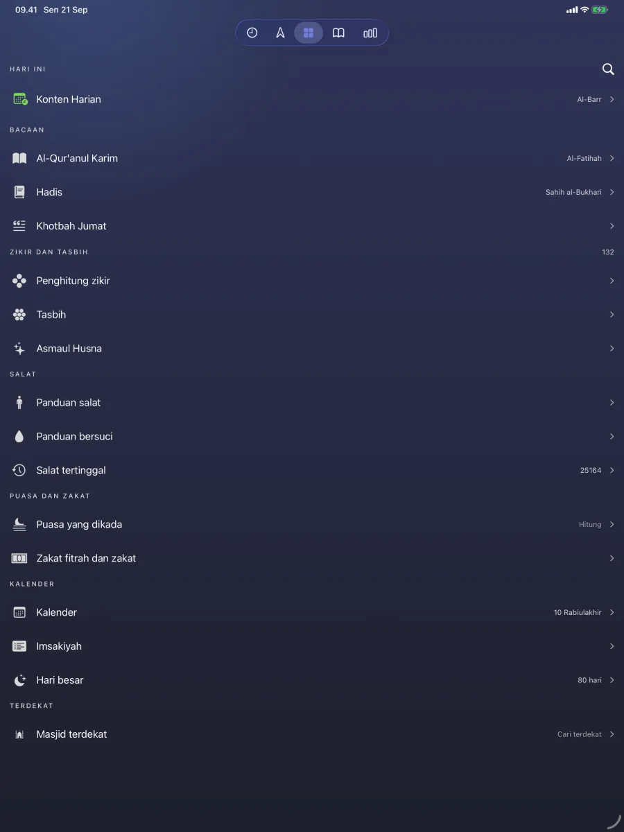 iPad · Semua dalam satu