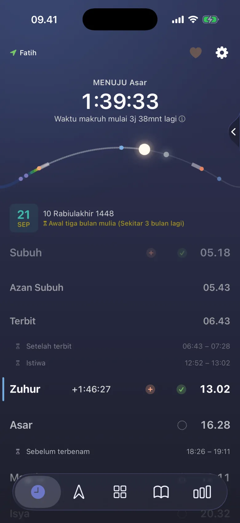 Seperti langit.