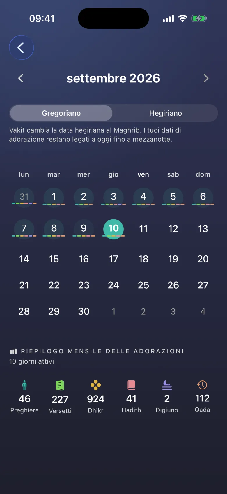 Un calendario che ricorda.