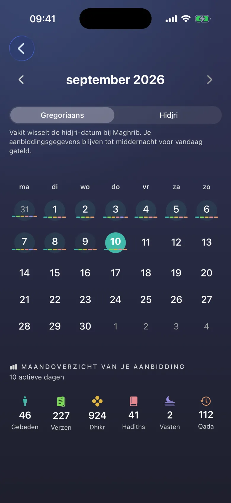 Een kalender die onthoudt.