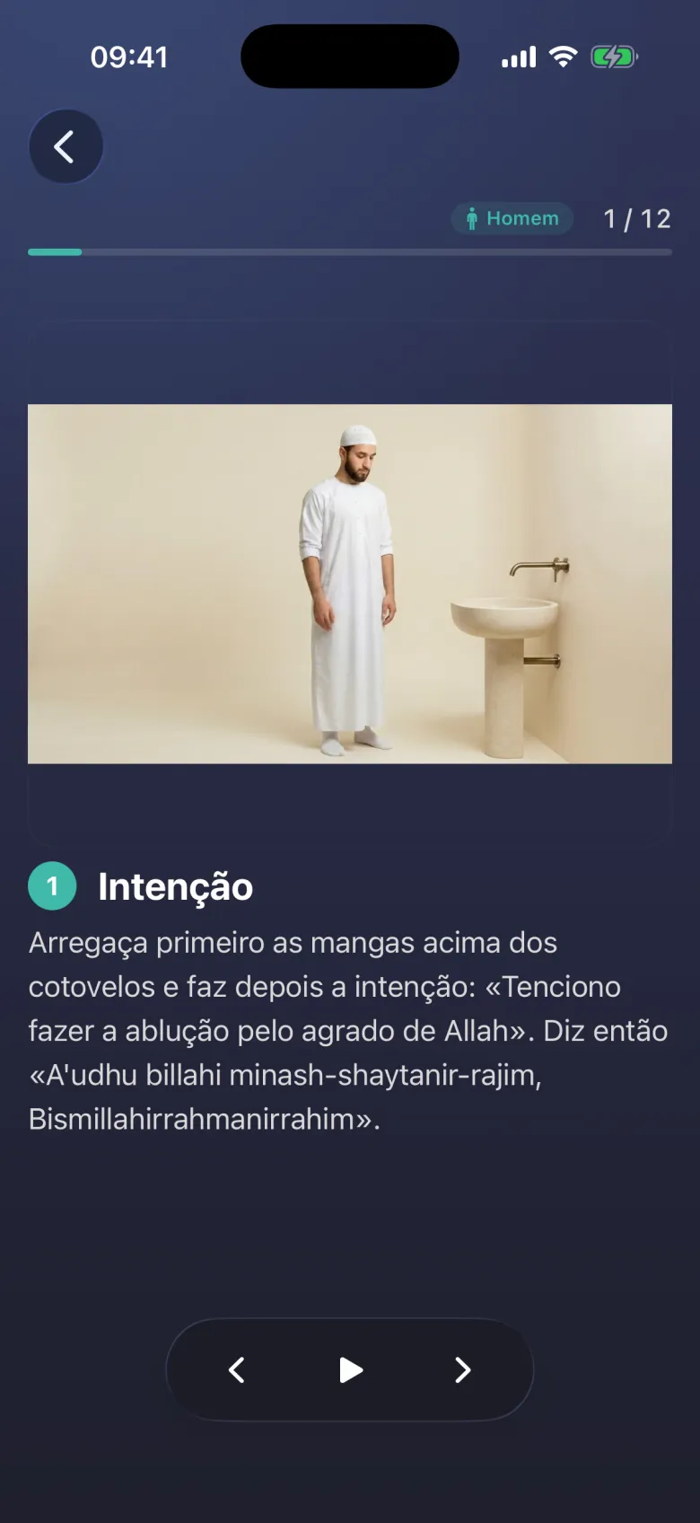 Dezassete orações, ilustradas.