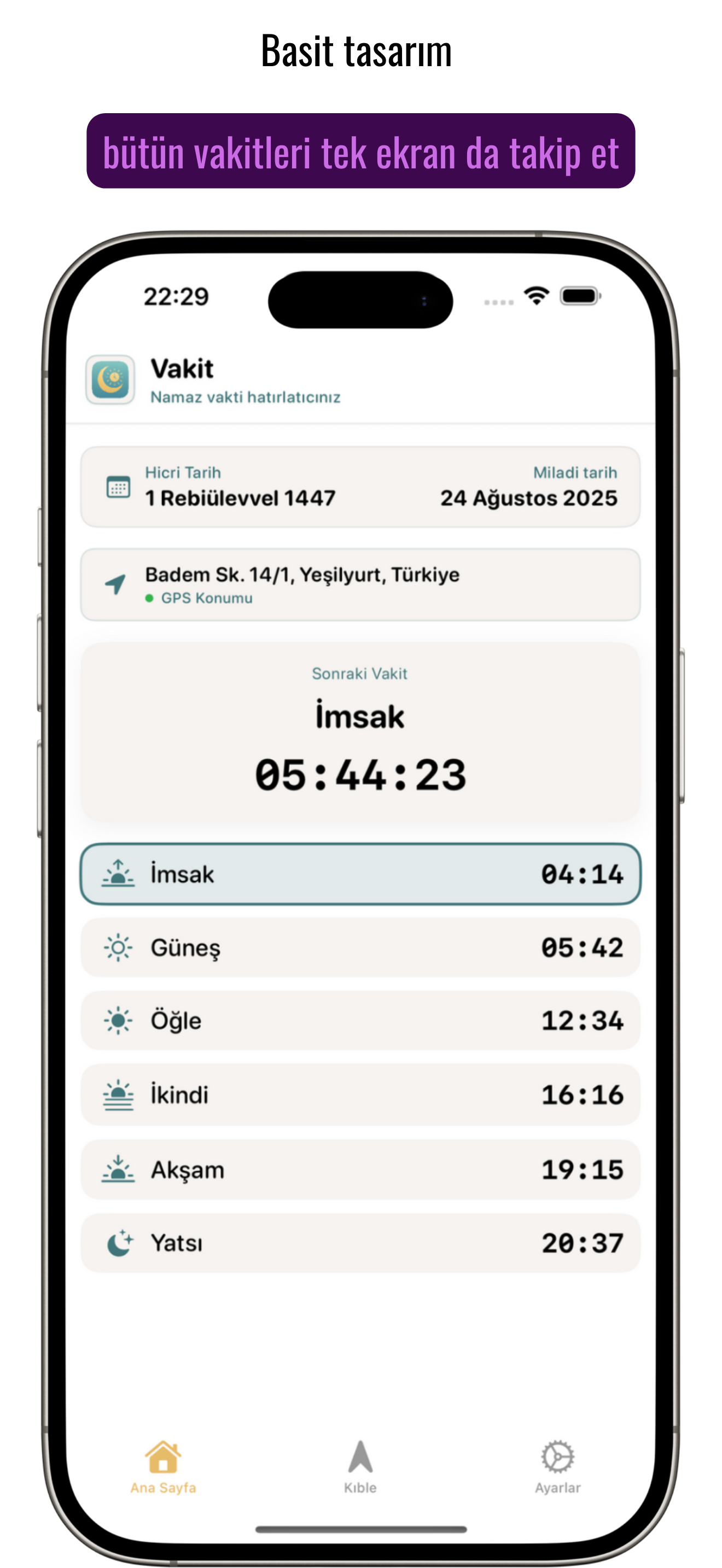 Vakit Ana Ekran