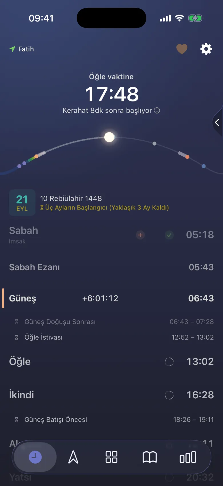 Gökyüzü gibi.